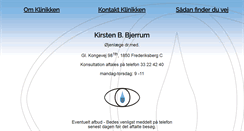 Desktop Screenshot of bjerrum.biz